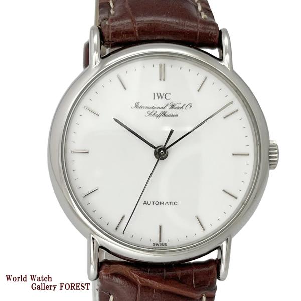 IWC ポートフィノ 筆記体ロゴ 魚リューズ 自動巻き 中古 メンズ腕時計 オートマチック