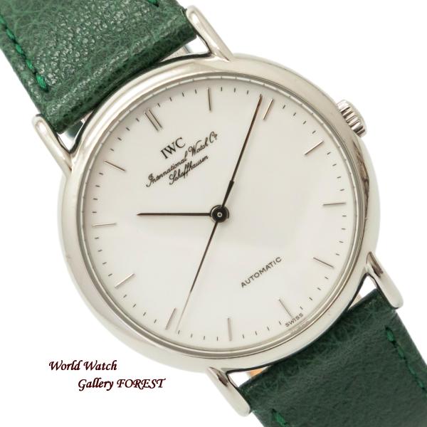 販売済み IWC ポートフィノ IW3514 魚リューズ ノンデイト 白文字盤 自動巻き 中古 メン...