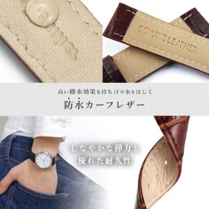 Calme カルム 腕時計 ベルト 本革 クロ...の詳細画像2