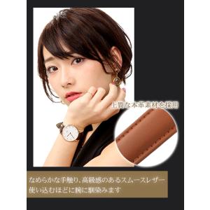 Calme カルム 腕時計 ベルト 本革 レザ...の詳細画像1