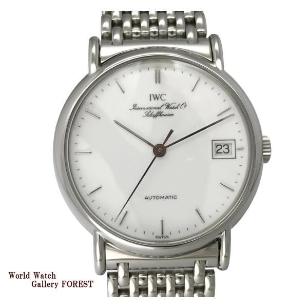 IWC ポートフィノ  IW3513 筆記体ロゴ 魚リューズ 自動巻き メンズ腕時計 Aランク 保証...