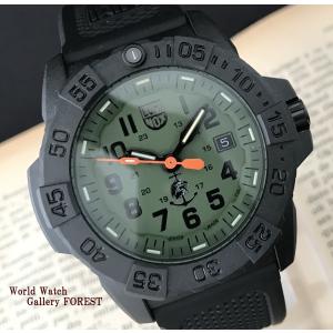 ルミノックス LUMINOX ネイビーシールズ 3500シリーズ グリーン文字盤 中古 クオーツ メンズ腕時計 カーボン ラバー 極美品｜glc