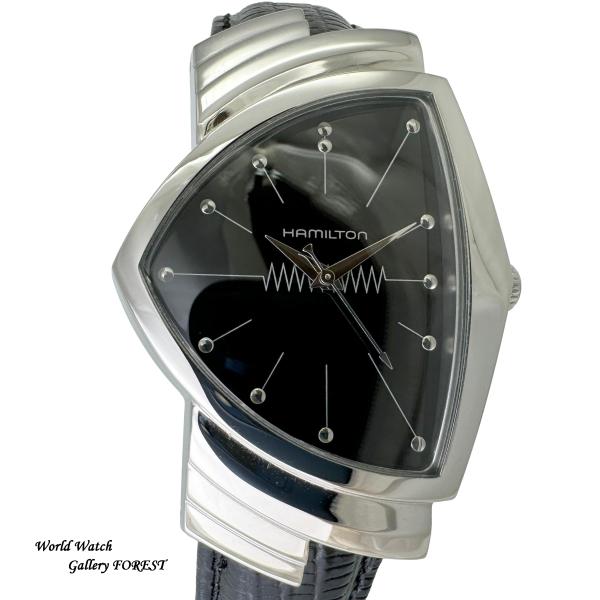 ハミルトン ベンチュラ 中古 メンズ 腕時計 H24411732 クオーツ 黒