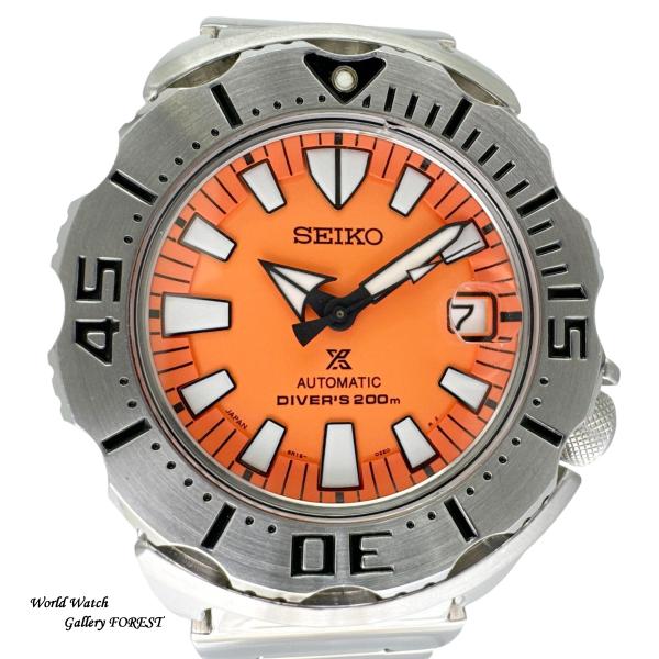 セイコー プロスペックス SBDC023 オレンジモンスター メンズ腕時計 中古 自動巻き ダイバー...