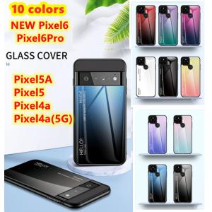 Google Pixel6 Pixel5a Pixel4a 5G 5 6Pro スマホケース カバー Pixel4a 4G TPU グーグル ピクセル6 5 4a 5G ケース 耐衝撃 おしゃれ グラデーション 鏡面