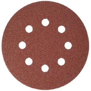 BOSCH SR5R080 5-Piece 80 Grit 5 In. 8 Hole Hook-And-Loop Sanding Discs｜glegle-drive