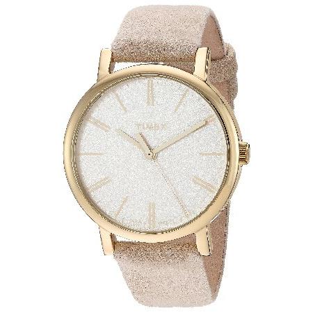 Timex Women&apos;s TW2P9600 Beige Leather Watch