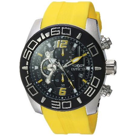 Invicta メンズ プロダイバー クオーツ ステンレススチール ＆amp; シリコン製 カジュア...