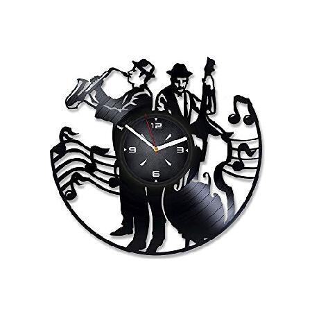 Jazz Music Vinyl Record Wall Clock. Decor for Bedr...