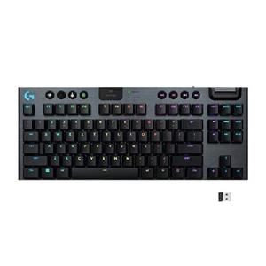 Logitech G915 TKL Tenkeyless Lightspeed Wireless RGB Mechanical Gaming Keyboard, Low Profile Switch Options, Lightsync RGB, Advanced Wireless and Blue｜glegle-drive