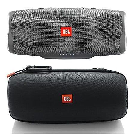 JBL Charge 4 Grey Bluetooth Speaker with JBL Authe...