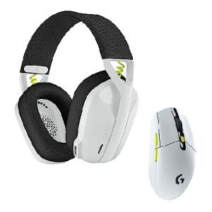 Lightspeed Wireless Gaming Headset + G305 Lightspeed Wireless Gaming Mouse - White｜glegle-drive