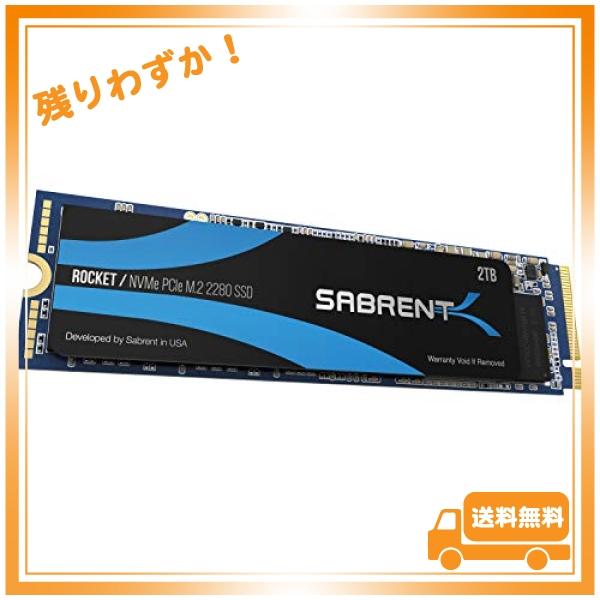 SABRENT SSD 2TB、M.2 SSD 2TB、NVMe 2TB PCIe M.2 2280...