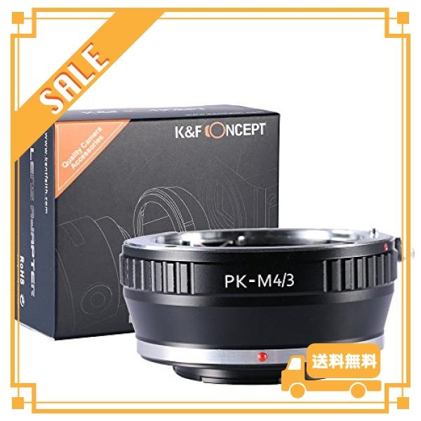 K&amp;F Concept マウントアダプター Pentax K PKレンズ- Micro 4/3カメラ...
