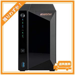 ASUSTOR Drivestor 2 Pro*AS3302T*個人・家庭向け*2ベイ NASキット*Realtek RTD1296 4コア プロセッサ, 2GB DDR4 メモリ, 2.5GbE, USB3.2 Gen1 x3*3年保証