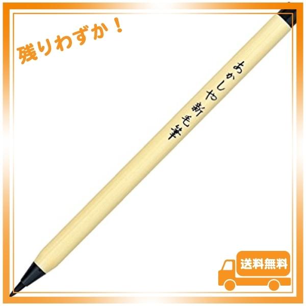 あかしや 筆ペン 新毛筆 黒 5本セット SA-300