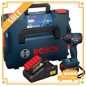 Bosch Professional(ボッシュ)18V コードレスインパクトドライバー (5.0Ahバッテリーx2個・充電器・ベルトフック・キャリングケース付) GDR18V-210C