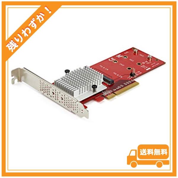 StarTech.com M.2 PCIe SSDアダプタカード／2スロット／PCI Express...