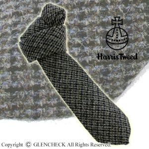 [ハリスツイード]英国製 HARRIS TWEED ネクタイ 【GREENGROVE】 Kyle/HTNT12/グリーングローブウィーバーズ グレンフィールド｜glencheck