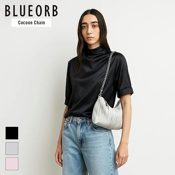 Cocoon Chain ショルダーバッグ トートバッグ レディース 韓国ファッション BLUEOR...