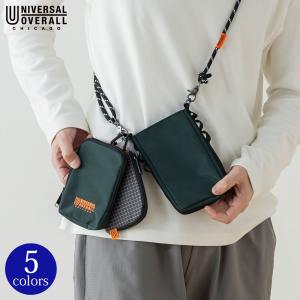 マルチザイルショルダー ショルダーバッグ ミニショルダー スマホケース カードケース 財布 ポーチ  UNIVERSAL OVERALL/ユニバーサルオーバーオール 送料無料｜glencheck