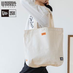 UNIVERSAL OVERALL×NEW ERA コラボレーショントートバッグ キャンバス B4対応 バッグ ユニバーサルオーバーオール ニューエラ 送料無料｜glencheck