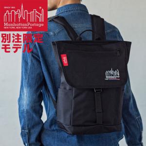 マンハッタンポーテージ JALオリジナル バックパック リュックサック Manhattan Portage リュック ブラック カジュアル 男女兼用 メンズ レディース｜GLENCHECK