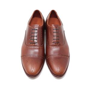 GLENFORD 本革 ダブルモンクストラップ レザーソール 革底 ハンド