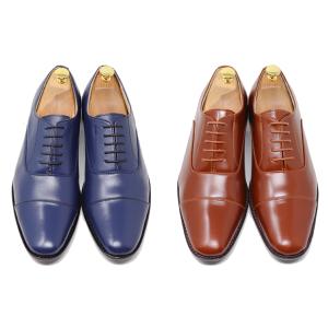GLENFORD 本革 マッケイ製法 ストレートチップ ビジネスシューズ 紳士
