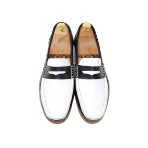 GLENFORD 本革 スエード ローファー スリッポン ハンドメイド マッケイ