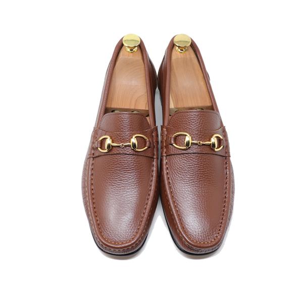 GLENFORD ハンドメイド メンズ 本革 マット ビット ローファー マッケイ製法 スリッポン ...