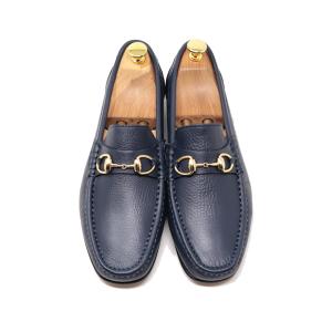 GLENFORD ハンドメイド メンズ 本革 マット ビット ローファー
