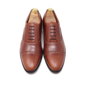 GLENFORD 本革 ハンドソーン ウェルテッド ウィングチップ