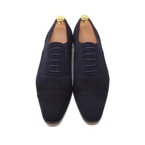 最終値下げ【新品未使用】PARABOOTスエード内羽根ストレートチップ GLENFORD 本革 スエード メンズ ハンドメイド ストレートチップ 内羽根