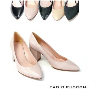 ファビオルスコーニ FABIO RUSCONI ポインテッドトゥ パンプス