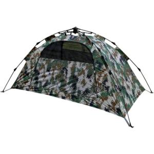 軽量キャンプハイキングテント ポップアップテント カモフラージュバックパッキングテント