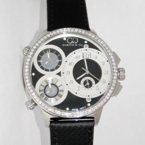 カーティス（CURTIS & CO.）BIG TIME WORLD 57mm（Black） カーティス ビックタイムワールド57ｍｍ 腕時計｜glint