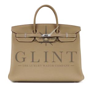 エルメス（HERMES）バーキン40 ヴォー・クリスペ・トゴ エトゥープ SAC Birkin 40 Veau Crispe Togo B刻印/2023年 新品｜glint