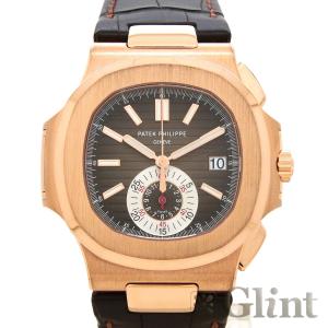 パテックフィリップ（PATEK PHILIPPE）ノーチラス クロノグラフ ローズゴールド(5980R-001) 未使用品 腕時計 メンズ｜glint