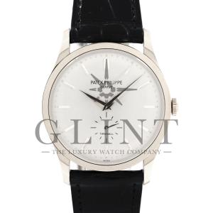 パテックフィリップ（PATEK PHILIPPE） カラトラバ 5196G-001 ティファニーWネーム 18Kホワイトゴールド 37mm Tiffany&Co. 腕時計 メンズ 未使用品｜glint