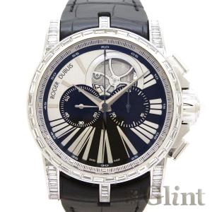 ロジェデュブイ（ROGER DUBUIS）エクスカリバー EX45-781-20-00/0ER00/B バゲットダイヤモンド 腕時計 メンズ 世界限定88本｜glint