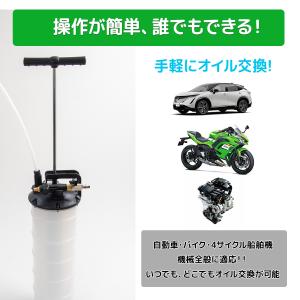 エアー式オイルチェンジャー 手動兼用 オイル吸...の詳細画像2