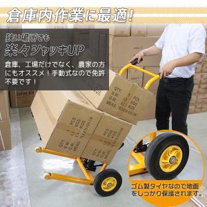 佐川急便直送フォークリフト低床手動 最大積載2...の詳細画像4
