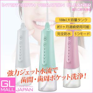 口腔洗浄器 電動ジェットウォッシャー 防水 IPX7 口腔洗浄機