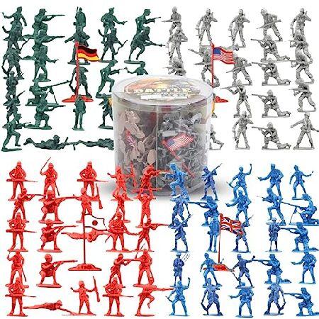 Action figures 200 Pieces Army Men Toy Soldiers (W...
