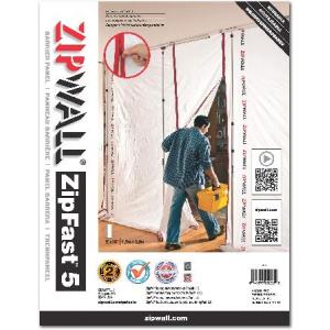 (Standard Panel - 5-Feet/152-cm) - ZipWall ZipFast Reusable Barrier 1.5m/152-cm Panel for Dust Barriers, ZF5並行輸入｜global-collect-japan