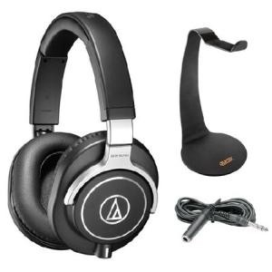 Audio-Technica ATH-M70x Pro Monitor Headphones with Headphone Stand ＆ Extension Cable 10'並行輸入