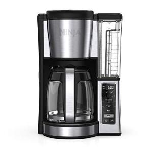 Ninja CE251 Programmable Brewer, with 12-cup Glass Carafe, Black and Stainless Steel Finish並行輸入