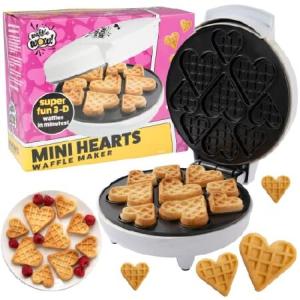 Mini Hearts Waffle Maker - Make 9 Heart Shaped Waffles or Pancakes w Electric Nonstick Waffler Iron- Unique Breakfast for Loved Ones Kids Adul並行輸入｜global-collect-japan