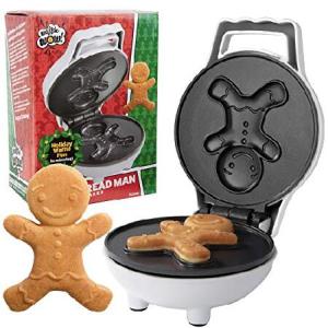 Gingerbread Man Mini Waffle Maker - Make this Christmas Special for Kids with Cute 4 Inch Waffler Iron, Electric Non Stick Breakfast Appliance並行輸入｜global-collect-japan